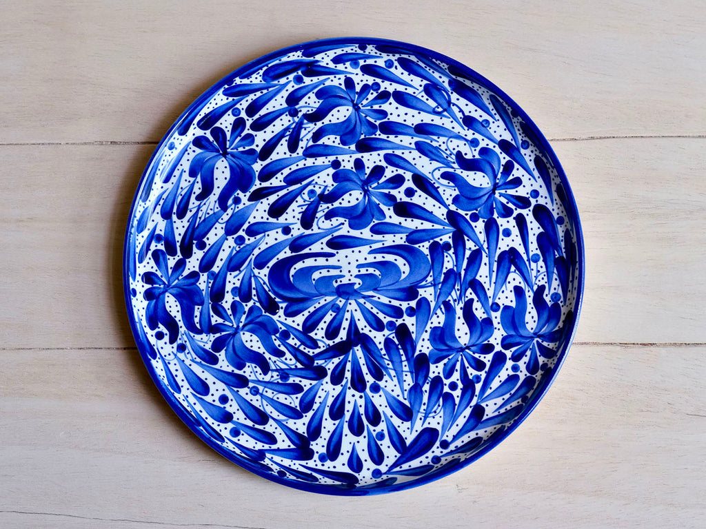 handpainted ceramic plate