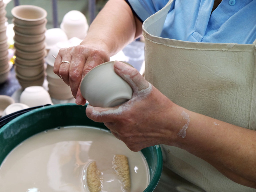 ceramic artisan at work