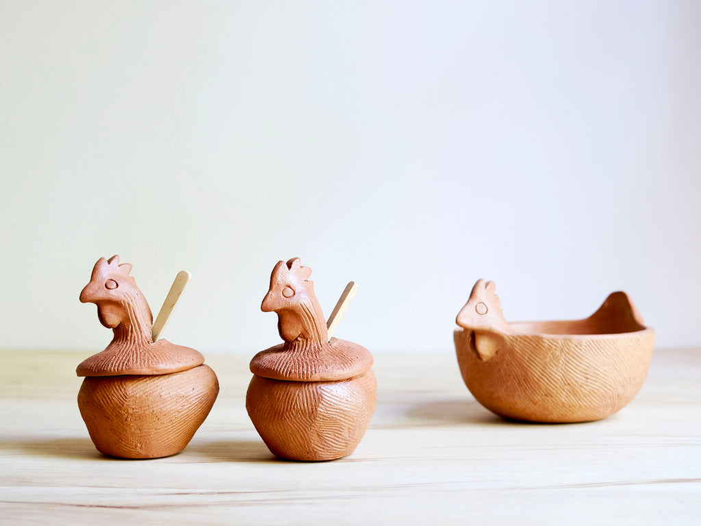 terracotta clay bowls