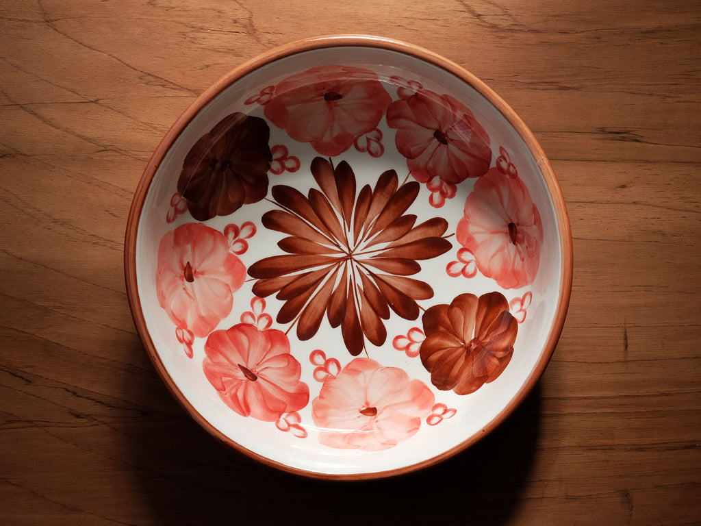 Ceramic serving platter