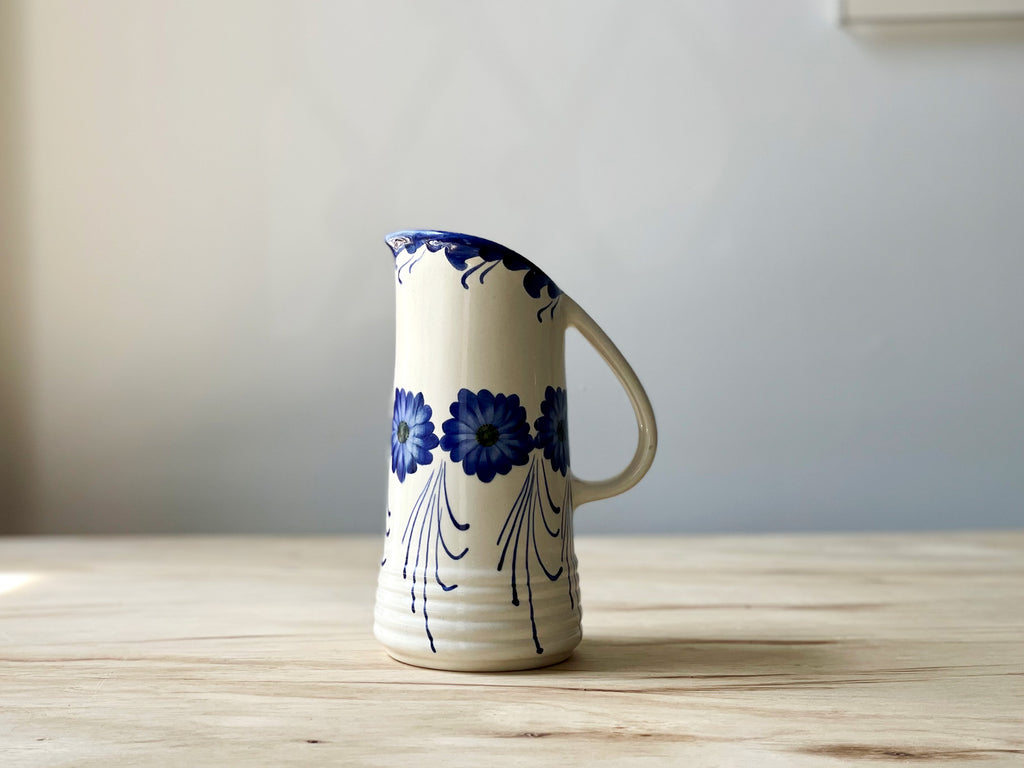 hand painted pitcher